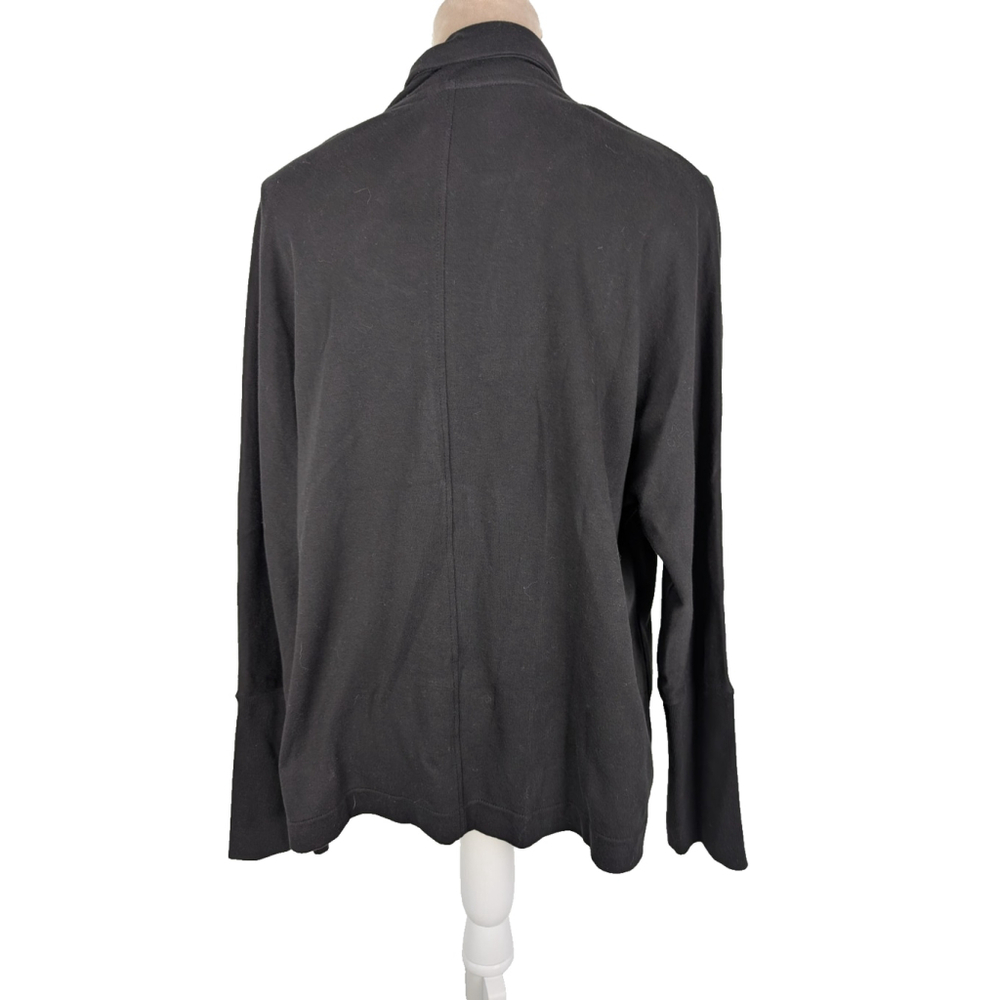 NWT Pact Airplane Relaxed Blazer Cardigan Sz M 100% Organic Travel Comfort - Picture 3 of 10